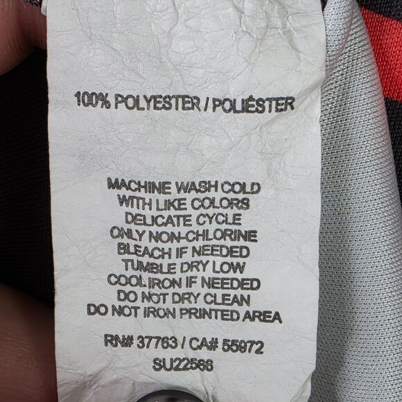 Mens PGA Tour Pro Series Gray & Red Striped Polo Shirt Short Sleeve Polyester XL - Picture 3 of 7